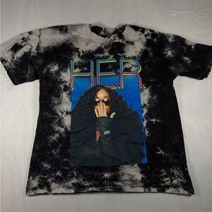 HER Graphic Tie-Dye Short Sleeve Tee
